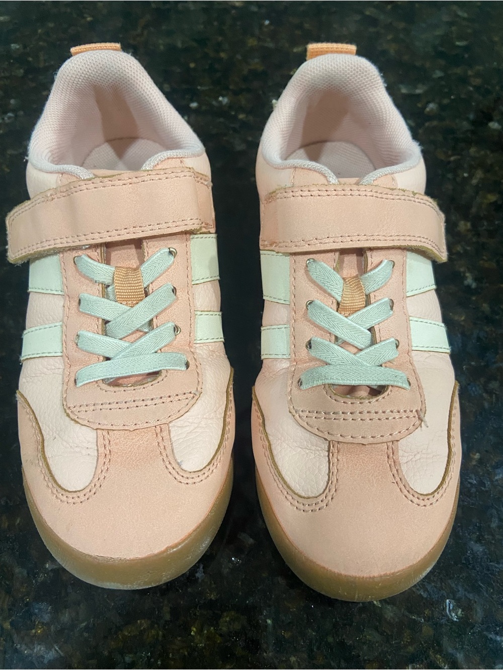H&M Pink and Mint Girls' Velcro & Lace Sneakers
